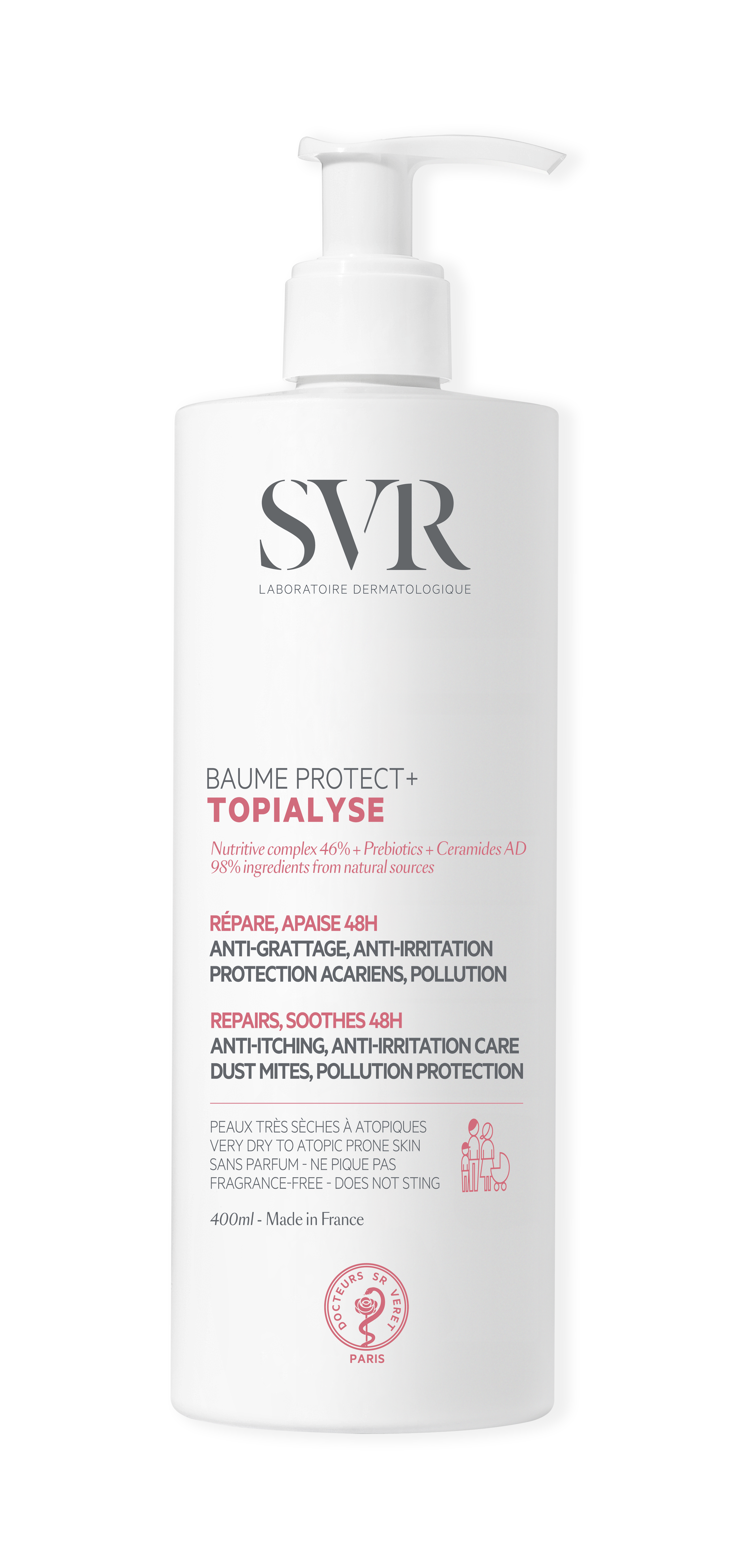 TOPIALYSE   BALSAMO PROTECTOR Y REPARADOR 400ML