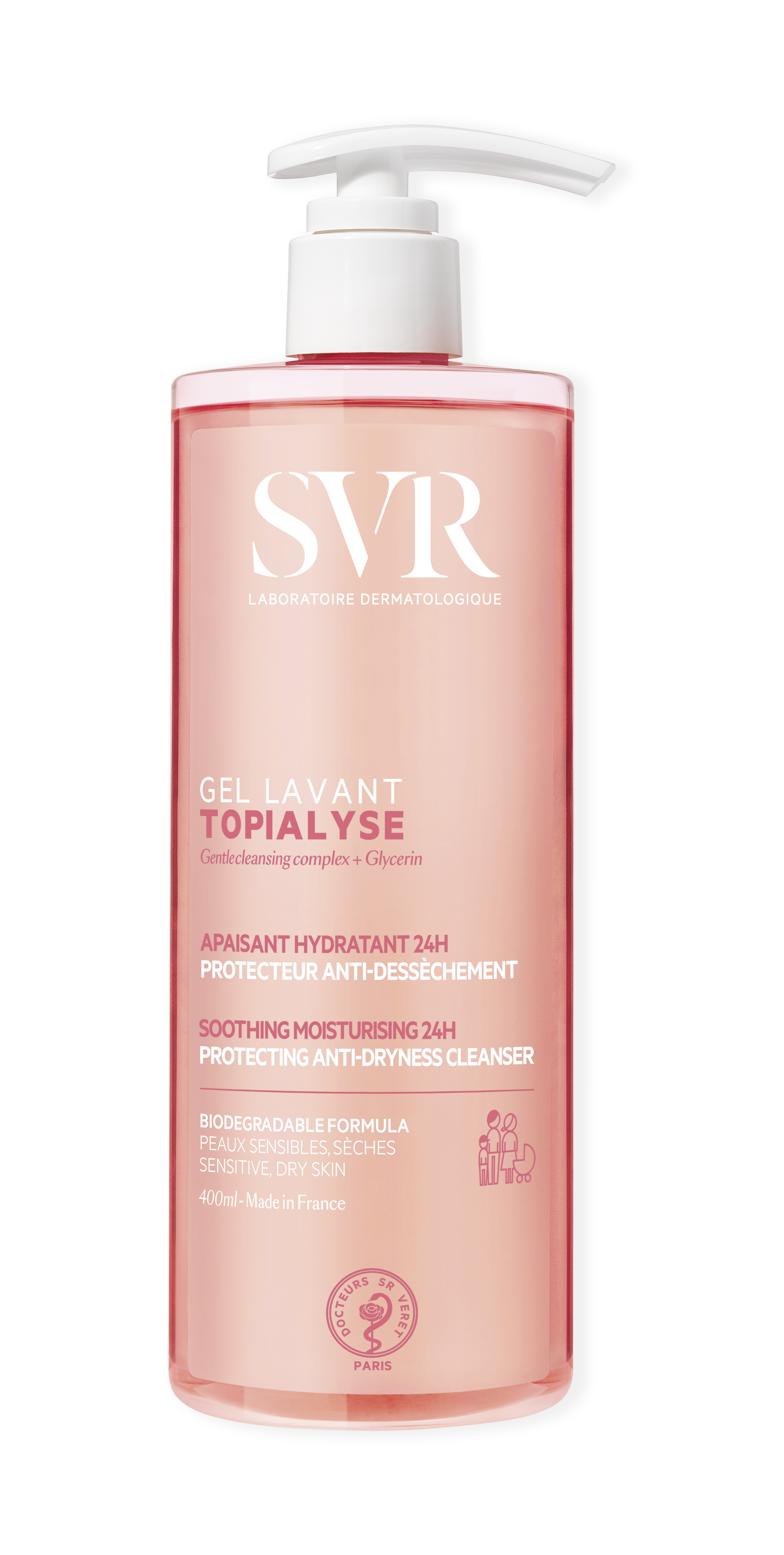 TOPIALYSE GEL LAVANT 400ML