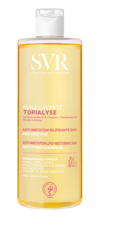 SVR- HUILE LAVANTE TOPIALYSE 400mL.