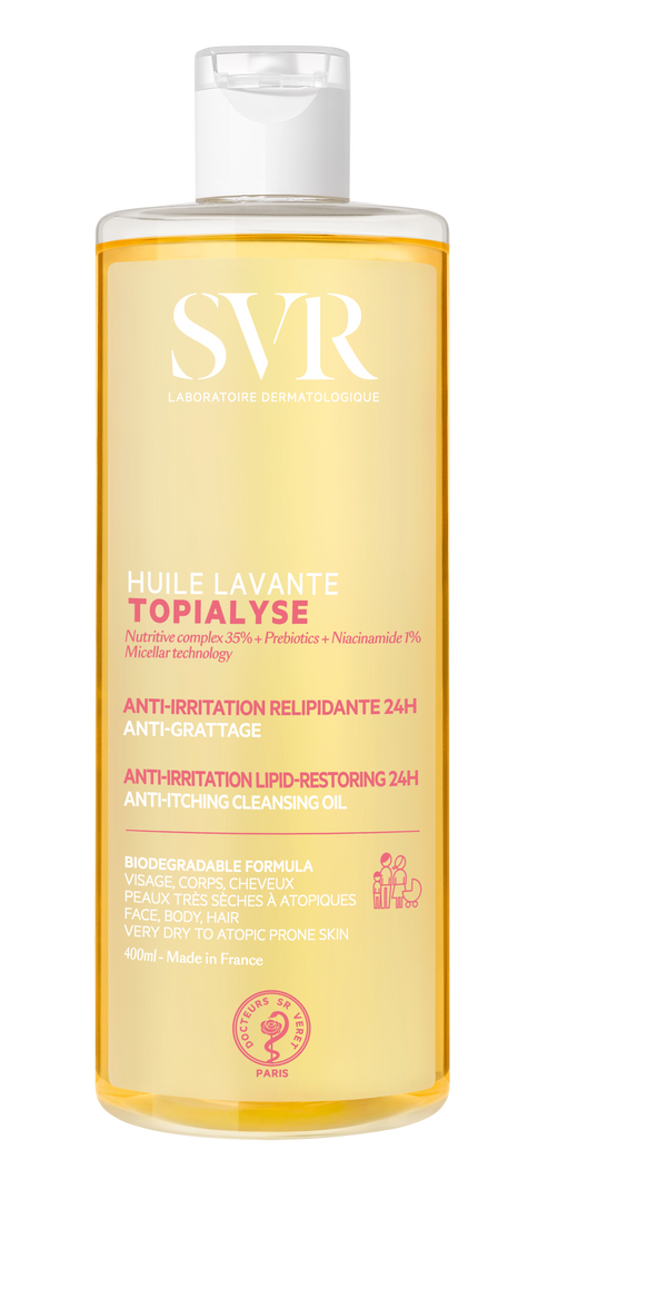 SVR- HUILE LAVANTE TOPIALYSE 400mL.