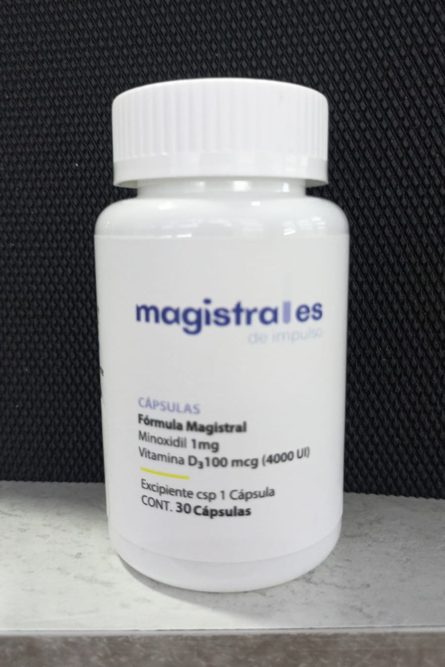 Ginza Pharma Magistrales De Impulso Minoxidil 1MG/Vitamina D3 (4000UI) 30 Capsulas