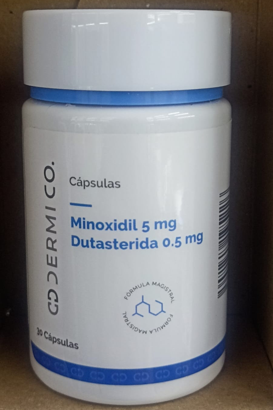 Dermi Co Formula Magistral Minoxidil 5MG / Dutasterida 0.5MG 30 Capsulas