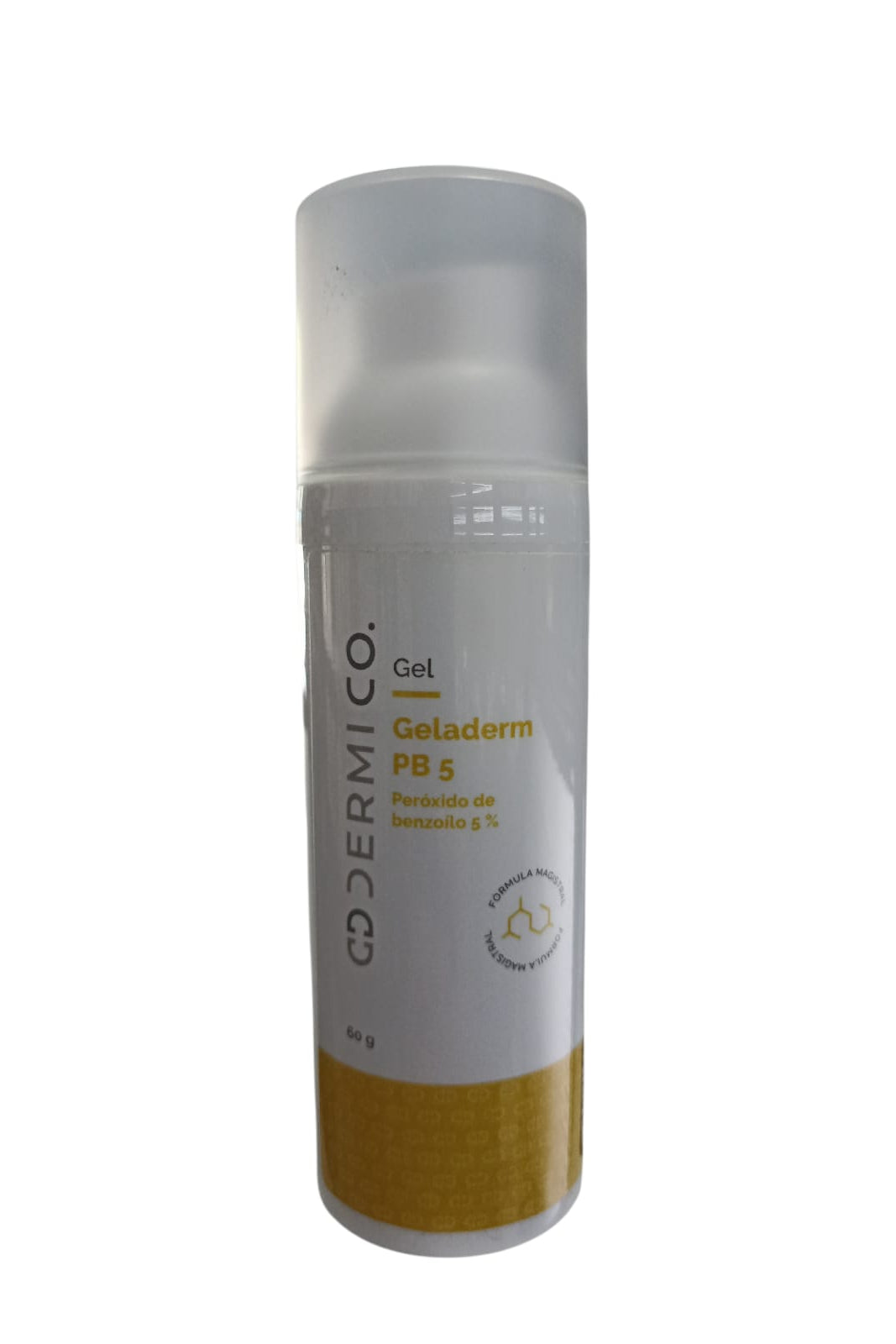 Dermi Co Formula Magistral Geladerm PB5 Gel Peroxido De Benzoilo 5% 60G