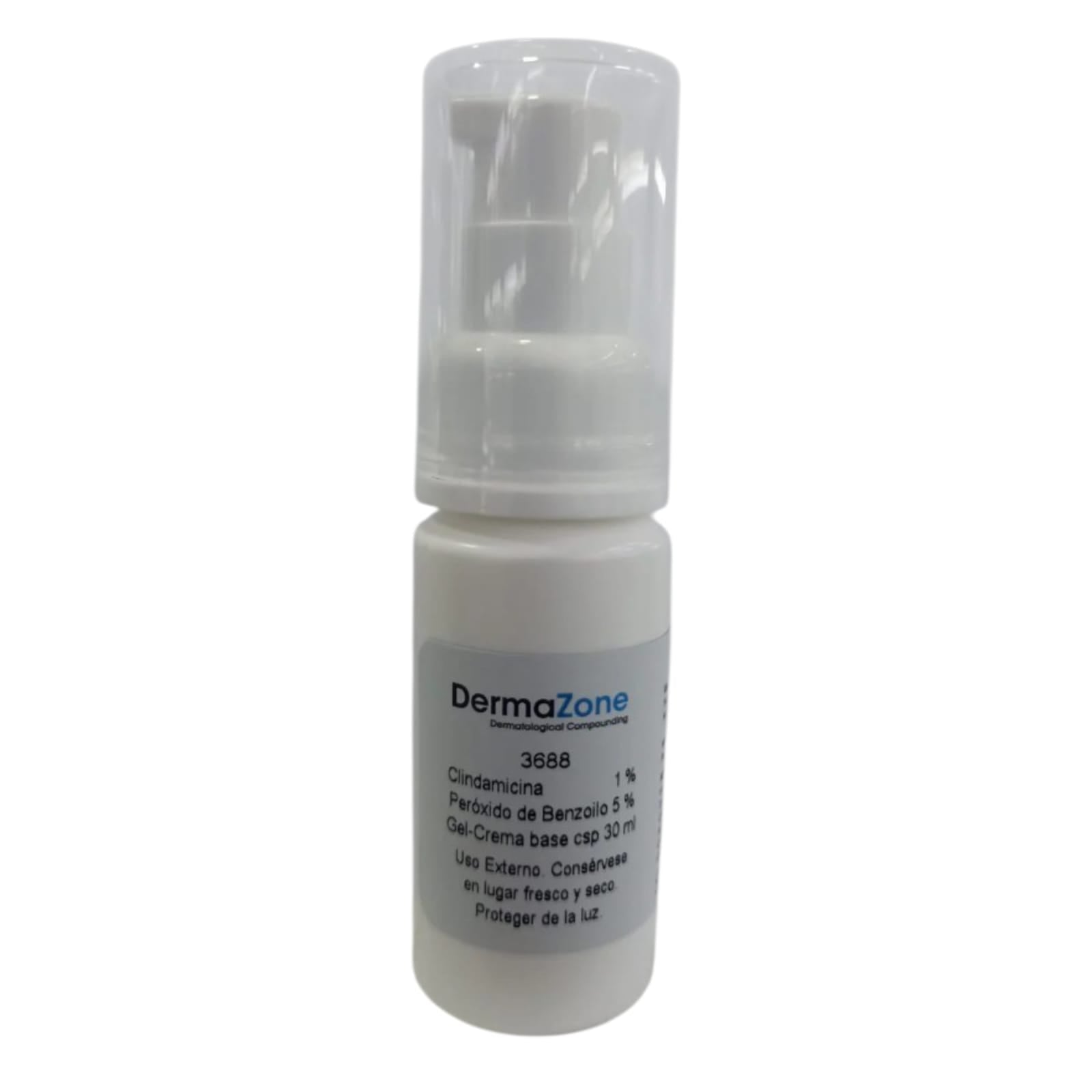 OmicronLab Dermazone Gel Crema Clindamicina 1%/Peroxido de Benzoilo 5% 30ML