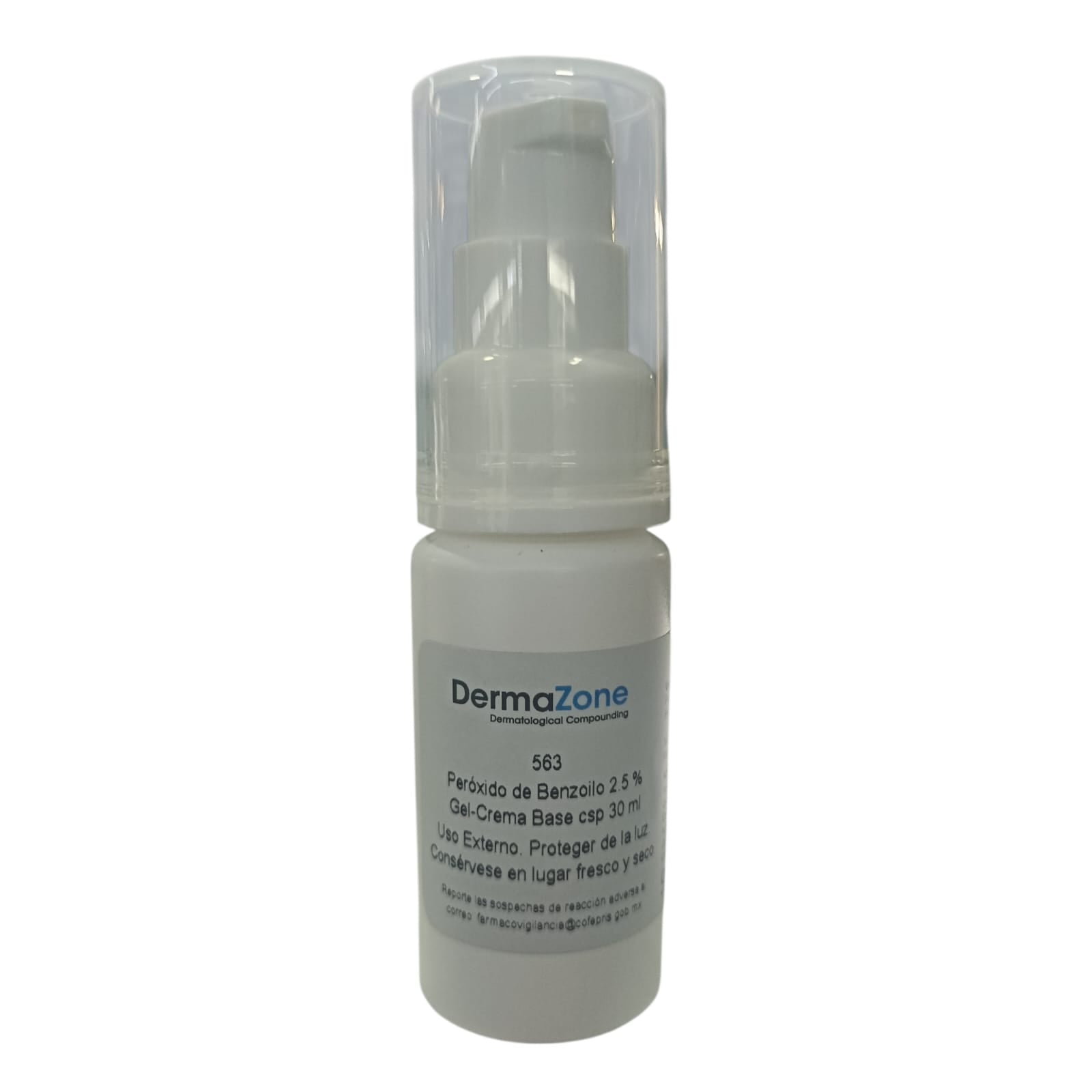 OmicronLab Dermazone Formula Magistral Gel Crema Peroxido De Benzoilo 2.5% 30ML