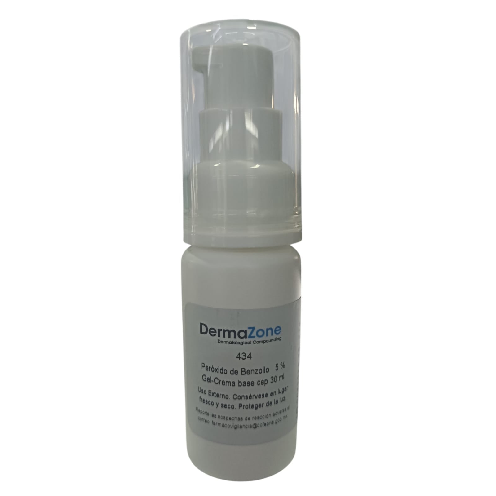 OmicronLab Dermazone Formula Magistral Gel Crema Peroxido De Benzoilo 5% 30ML
